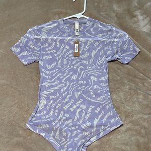 Skims Lilac Swirl Bodysuit